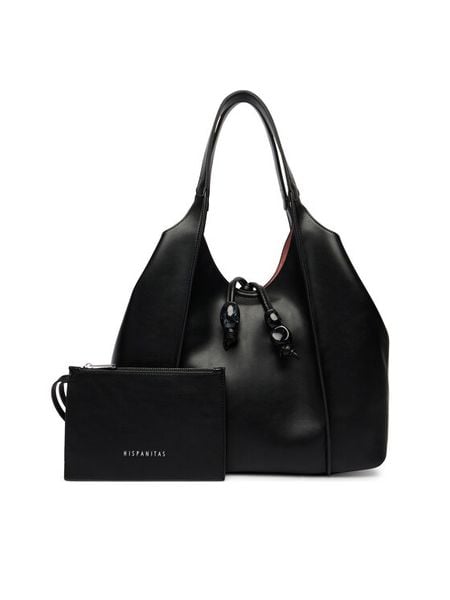 Hispanitas Torebka BV264532 Czarny. Czarne torebki klasyczne Hispanitas, bez wzorów, ze skóry, bez dodatków. Za 345.99 zł.