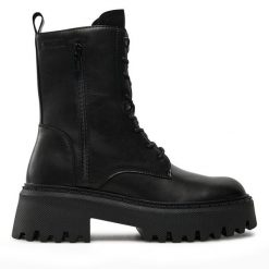 Trapery Big Star Shoes. Czarne trapery i śniegowce BIG STAR SHOES. Za 419.99 zł.