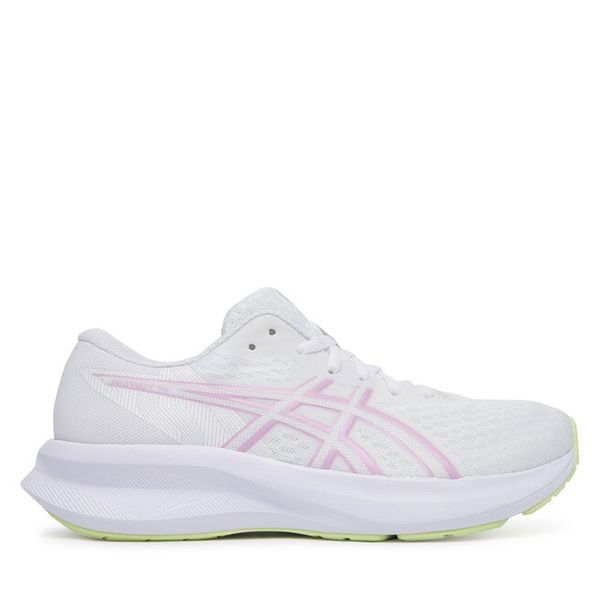 Buty do biegania Asics. Białe obuwie sportowe Asics, bez zapięcia, do biegania. Za 269.99 zł.