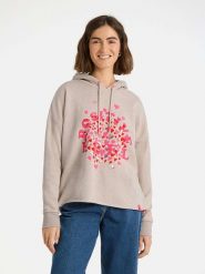 LIEBLINGSSTÜCK Bluza "Izzy" w kolorze beżowym rozmiar: XS. Brązowe bluzy LIEBLINGSSTÜCK, xs, bez wzorów, z kapturem. Za 316.95 zł.