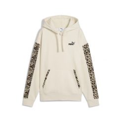 Damska bluza z kapturem Essentials ze zwierzęcym nadrukiem PUMA. Białe bluzy Puma, bez wzorów, z kapturem. Za 249.00 zł.