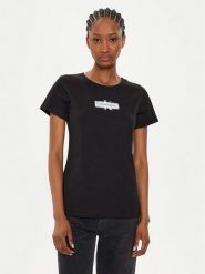 Calvin Klein Jeans T-Shirt Faded Monologo J20J223625 Czarny Slim Fit. Czarne t-shirty Calvin Klein Jeans, xs, bez wzorów, z bawełny, bez kołnierzyka, bez ramiączek. Za 89.99 zł.