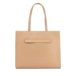 Torebka MEXX. Brązowe shopper Mexx, bez wzorów, bez dodatków. Za 199.99 zł.