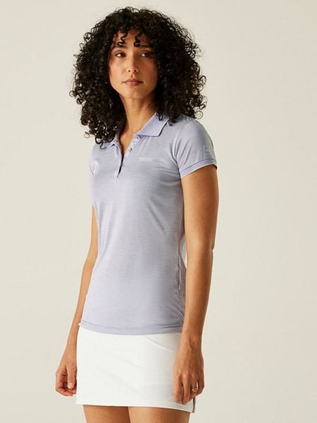 Regatta Funkcyjna koszulka polo "Remex II" w kolorze fioletowym rozmiar: 52. Różowe koszulki polo Regatta, bez wzorów, z materiału, bez kołnierzyka, bez ramiączek. Za 48.28 zł.