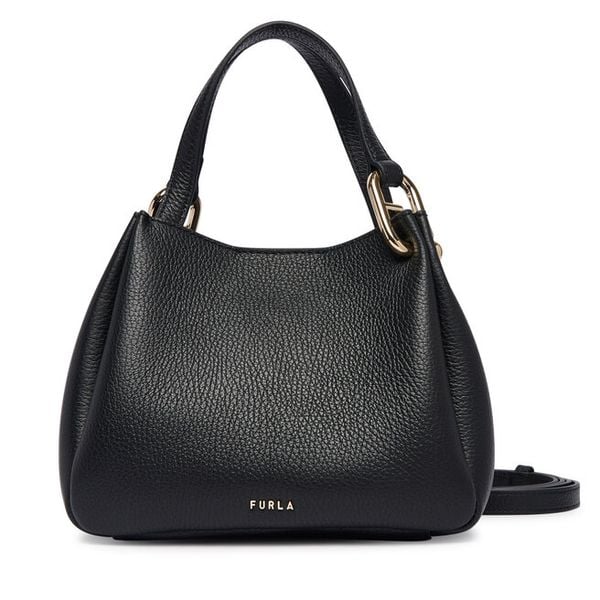 Torebka Furla. Czarne torebki klasyczne Furla, bez wzorów, bez dodatków. Za 1,439.00 zł.