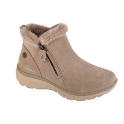 Buty zimowe damskie, Easy Going - High Zip 2. Brązowe trekkingi Skechers, trekkingowe. Za 429.99 zł.