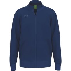 Bluza Erima Premia Training. Niebieskie bluzy Erima, m, bez wzorów, z bawełny, bez kaptura. Za 304.50 zł.