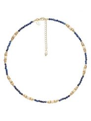 U.S. Polo Assn. Pozłacany naszyjnik z lapis lazuli - dł. 37 cm rozmiar: onesize. Niebieskie naszyjniki U.S. Polo Assn., z lazurytem, metalowe. Za 108.99 zł.