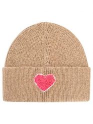 Zwillingsherz Czapka "Heart" w kolorze beżowym rozmiar: onesize. Brązowe czapki Zwillingsherz, bez wzorów, z materiału. Za 114.95 zł.