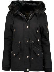 Geographical Norway Parka "Boldina" w kolorze czarnym rozmiar: L. Czarne parki Geographical Norway, l, bez kaptura. Za 237.17 zł.
