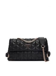 Guess Torebka Paisleigh HWQG98 83210 Czarny. Czarne torebki klasyczne Guess, z aplikacjami, ze skóry, bez dodatków. Za 589.99 zł.