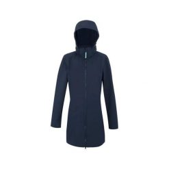 Kurtka turystyczna damska z materiału softshell Regatta Carisbrooke. Niebieskie kurtki sportowe Regatta, na lato, bez wzorów, z softshellu, bez kaptura, trekkingowe. Za 249.99 zł.