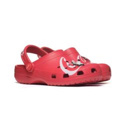 Klapki Crocs Coca Cola Cls Clg 212129-90H. Klapki Crocs, bez wzorów, z materiału, z okrągłym noskiem, bez obcasa. Za 242.25 zł.