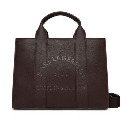 Torebka KARL LAGERFELD. Brązowe torebki klasyczne KARL LAGERFELD, bez wzorów, bez dodatków. Za 849.99 zł.