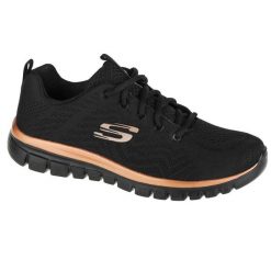 Buty Skechers Get Connected, Kobiety. Czarne obuwie sportowe Skechers, z materiału, bez zapięcia, trekkingowe, Skechers Sport. Za 199.99 zł.