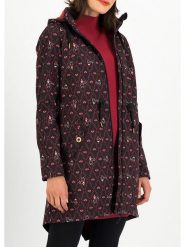 Blutsgeschwister Parka "Swallowtail Promenade" w kolorze czarno-różowym rozmiar: M. Czarne parki Blutsgeschwister, m, z materiału, bez kaptura. Za 290.57 zł.