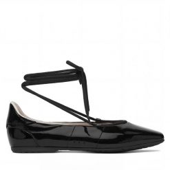 Baleriny Patrizia Pepe. Czarne baleriny Patrizia Pepe, bez wzorów, bez obcasa. Za 1,059.00 zł.