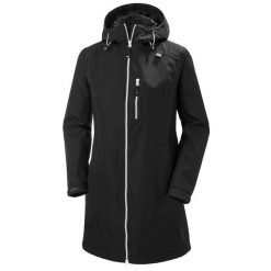 Damski długi płaszcz Helly Hansen Belfast. Czarne płaszcze Helly Hansen, l, bez wzorów, z materiału. Za 680.55 zł.