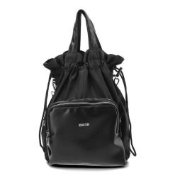 Czarna Torebka Big Star Worek Damski. Czarne torebki klasyczne Big Star Accessories, bez wzorów, ze skóry ekologicznej, bez dodatków. Za 229.00 zł.