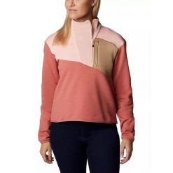 Bluza damska Columbia Lodge Hybrid. Brązowe bluzy Columbia, xs, bez wzorów, bez kaptura. W wyprzedaży za 279.00 zł.