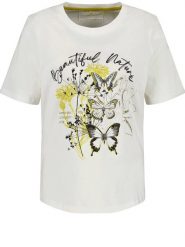 Gerry Weber Koszulka w kolorze białym rozmiar: 46. Białe bluzki Gerry Weber, bez wzorów, z bawełny, bez kołnierzyka, bez ramiączek. Za 112.29 zł.