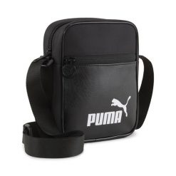 Torba Campus PUMA. Czarne torby na ramię Puma, bez wzorów, z poliesteru, retro, na ramię, bez dodatków. Za 90.99 zł.