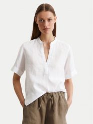 Marc O'Polo Koszula 516 1135 41069 Biały Regular Fit. Białe koszule Marc O'Polo, bez wzorów, ze lnu, bez kołnierzyka, bez ramiączek. Za 339.99 zł.