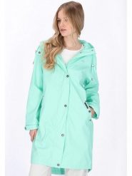 Schmuddelwedda Płaszcz przeciwdeszczowy w kolorze miętowym rozmiar: M. Zielone kurtki sportowe Schmuddelwedda, m, bez wzorów, bez kaptura, outdoorowe. Za 237.73 zł.