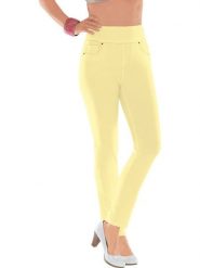 WITT WEIDEN Jegginsy w kolorze żółtym rozmiar: 38. Żółte jeansy WITT WEIDEN, bez wzorów, z podwyższonym stanem. Za 57.33 zł.