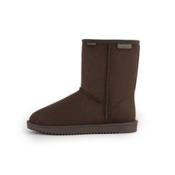 Wodoodporne buty damskie z futrem Risley. Brązowe trekkingi Regatta, z materiału, trekkingowe. Za 169.99 zł.