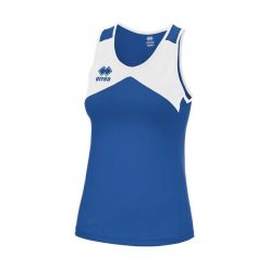 Damski tank top Errea Stefan. Białe topy ERREA, bez wzorów, bez kołnierzyka, bez ramiączek. W wyprzedaży za 114.50 zł.