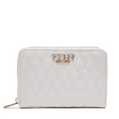 Duży Portfel Damski Guess. Białe portfele Guess, z aplikacjami. Za 139.99 zł.