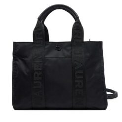 Torebka LAUREN RALPH LAUREN. Czarne torebki klasyczne Lauren Ralph Lauren, bez wzorów, bez dodatków. Za 599.99 zł.