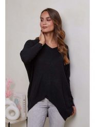 Soft Cashmere Sweter w kolorze czarnym rozmiar: 38/40. Czarne swetry Soft Cashmere, bez wzorów, z kaszmiru, bez ramiączek. Za 116.61 zł.
