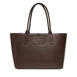 Torebka Gino Rossi. Brązowe torebki klasyczne Gino Rossi, bez wzorów, bez dodatków. Za 329.99 zł.