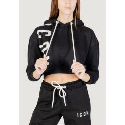 Bluza Kobieta ICON. Czarne bluzy ICON, bez wzorów, bez kaptura. W wyprzedaży za 296.95 zł.