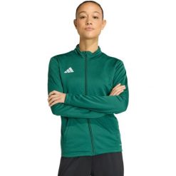 Bluza damska adidas Entrada 26 Track zielona. Zielone bluzy Adidas, bez wzorów, z poliesteru, bez kaptura. Za 121.99 zł.