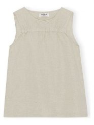 CARE BY ME Top "Cecilie" w kolorze beżowym rozmiar: S. Brązowe topy CARE BY ME, s, bez wzorów, bez kołnierzyka, bez ramiączek. Za 147.65 zł.