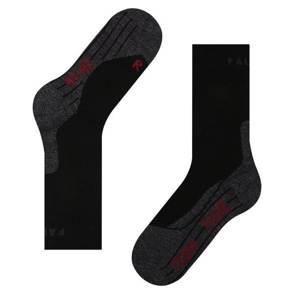 Skarpetki damskie Falke TK2 Sensitive. Czarne skarpety Falke, bez wzorów, z poliamidu. Za 167.00 zł.