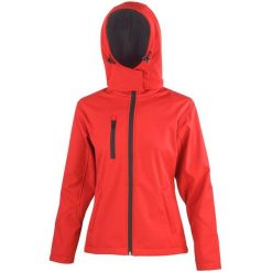 Damska Kurtka Softshell Z Kapturem Core Damska Lite. Czarne kurtki sportowe RESULT, xs, bez wzorów, z softshellu, z kapturem, trekkingowe. Za 181.99 zł.