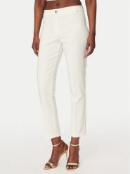 Rinascimento Spodnie materiałowe CFC0128650003 Biały Regular Fit. Białe spodnie materiałowe Rinascimento, xl, bez wzorów, z materiału. Za 399.99 zł.