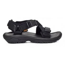 Sandały damskie Teva Hurricane Verge. Czarne sandały Teva, bez wzorów, sportowe, bez obcasa, bez zapięcia. Za 251.99 zł.