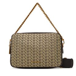 Torebka MICHAEL Michael Kors. Brązowe listonoszki MICHAEL Michael Kors, bez wzorów, bez dodatków. Za 869.99 zł.