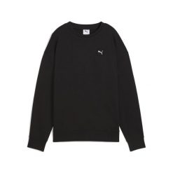 Damska wygodna bluza ESS ELEVATED PUMA Black. Czarne bluzy Puma, xs, z aplikacjami, prążkowane, bez kaptura. W wyprzedaży za 154.00 zł.