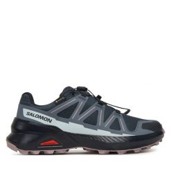 Buty do biegania Salomon. Niebieskie obuwie sportowe Salomon, z gore-texu, bez zapięcia, do biegania, salomon speedcross, gore-tex. Za 569.99 zł.