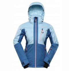 Kurtka damska narciarska Alpine Pro Reama 15.000. Niebieskie kurtki narciarskie Alpine Pro, l, bez wzorów, z materiału, z kapturem, narciarskie. Za 629.00 zł.