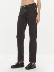 Calvin Klein Jeans Jeansy J20J222434 Czarny Straight Fit. Czarne jeansy Calvin Klein Jeans, bez wzorów. Za 259.99 zł.