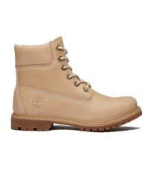 Trapery damskie TIMBERLAND Premium 6 Inch Lace Up Waterproof Boot. Brązowe trapery i śniegowce Timberland, z gumy. Za 789.99 zł.