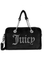 Juicy Couture Torebka BIJXT5465WPO Czarny. Czarne torebki klasyczne Juicy Couture, bez wzorów, z materiału, bez dodatków. Za 329.99 zł.