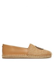 MICHAEL Michael Kors Espadryle Kenzie Espadrille 40S6KZFP1D Beżowy. Brązowe espadryle MICHAEL Michael Kors, bez wzorów, ze skóry, bez obcasa, bez zapięcia. Za 569.99 zł.